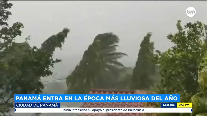 Panamá entra en la época más lluviosa del año