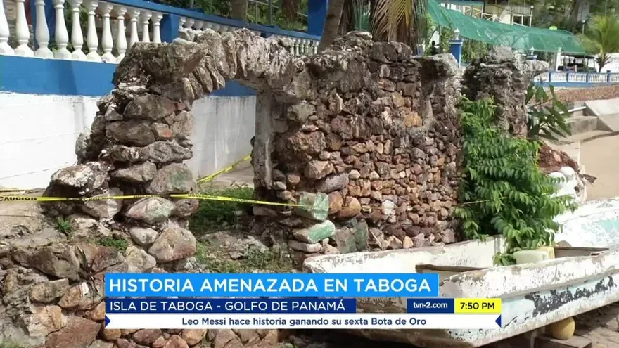 La historia se ve amenazada en Taboga