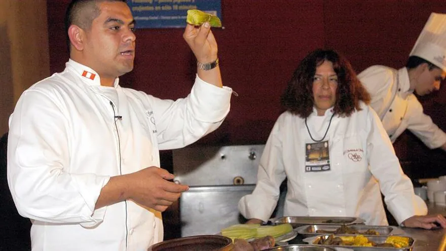 El cocinero peruano Andrés Ugaz.