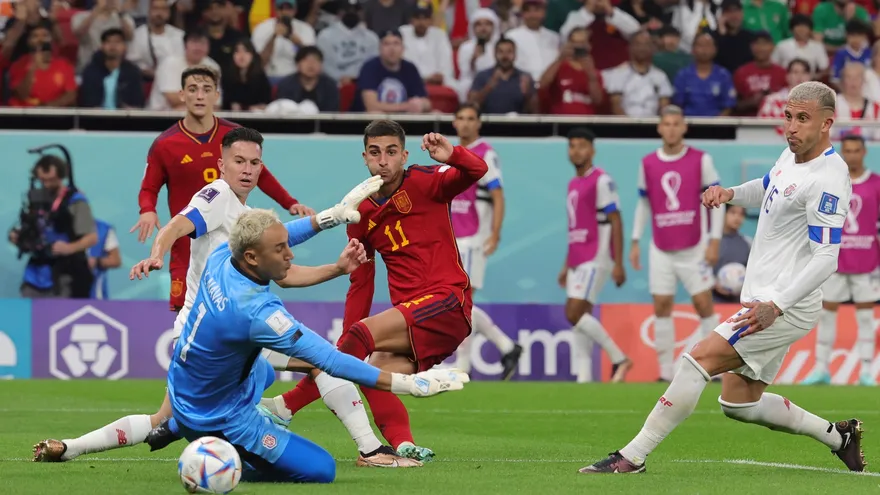 Resumen del partido. España 7-0 Costa Rica