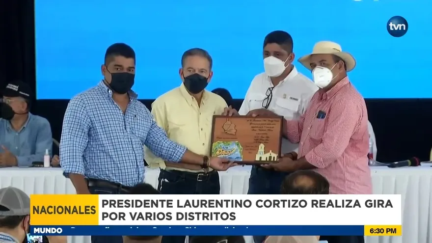 Cortizo realiza gira de trabajos en Veraguas