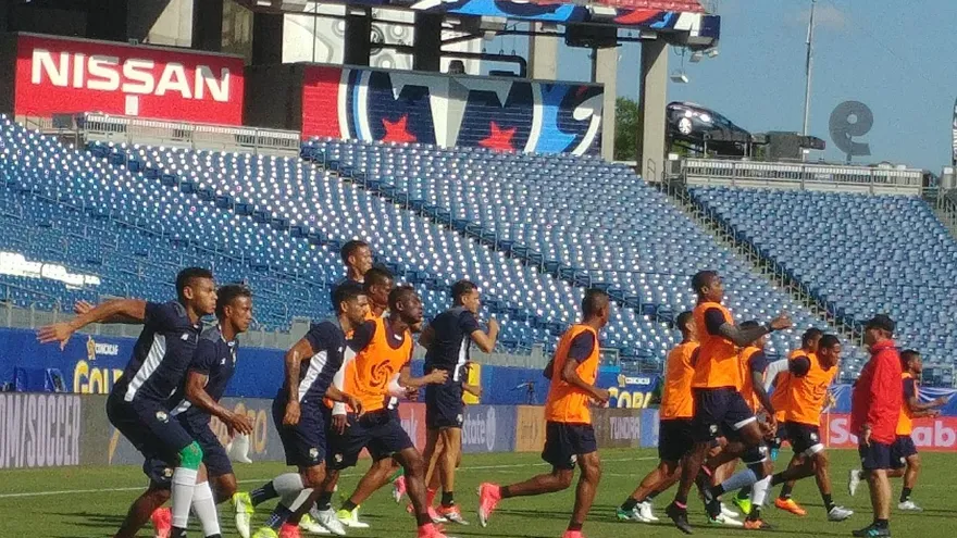 Panamá entrenó en el Nissan Stadium de Nashville, Tennessee
