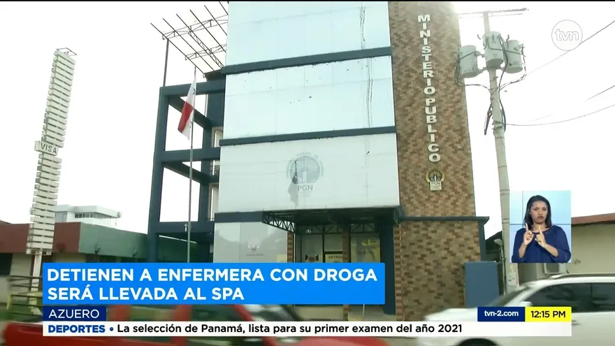 Investigan a supuesta enfermera tras decomiso de droga