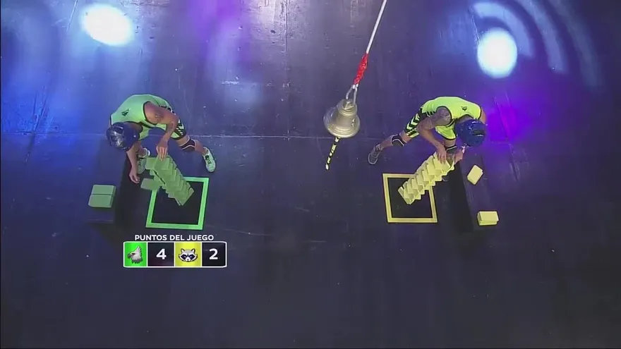 Completamente mareados quedaron los guerreros con este juego