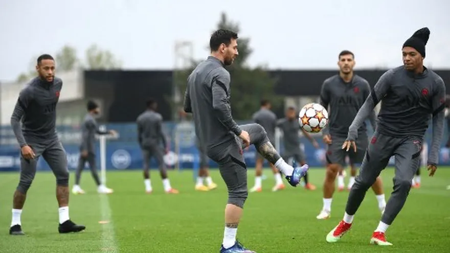 Lionel Messi entrenó ayer con normalidad.