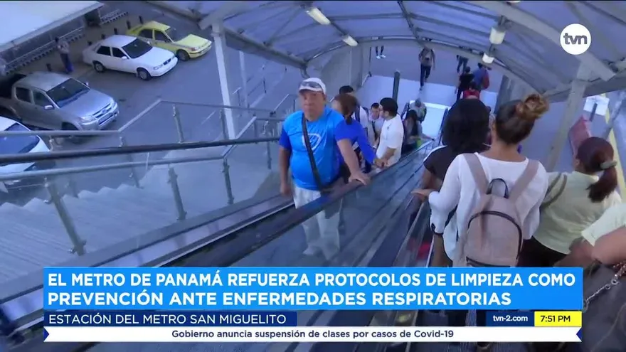 El Metro de Panamá refuerza protocolos de limpieza