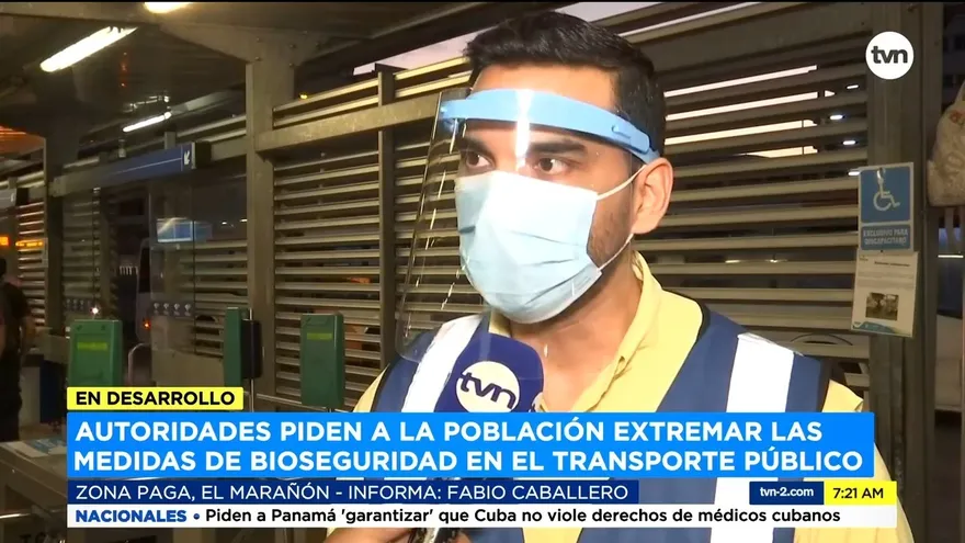 Medidas de bioseguridad en el transporte público
