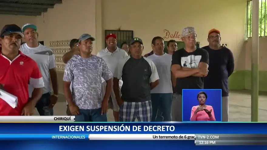 Pescadores en Chiriquí se oponen a nuevas regulaciones