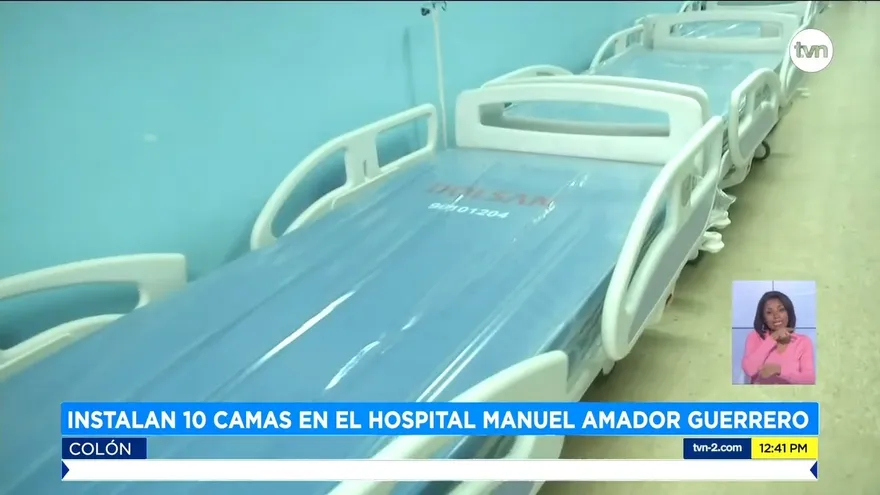 Habilitan 10 nuevas camas en Hospital Manuel Amador Guerrero