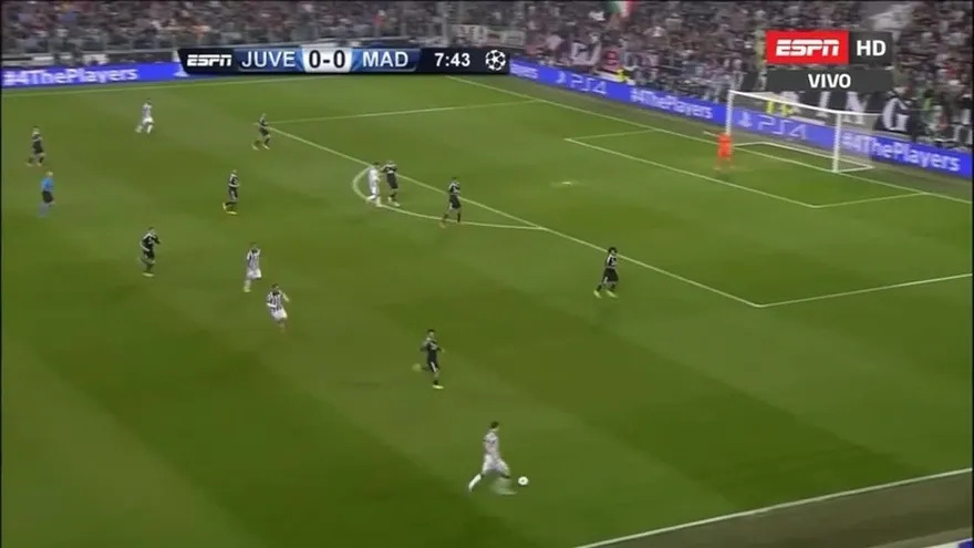 Gol de Juventus, Morata Min 9