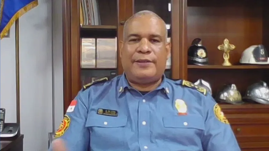 Ernesto De León Echevers, director general del Cuerpo de Bomberos de Panamá.