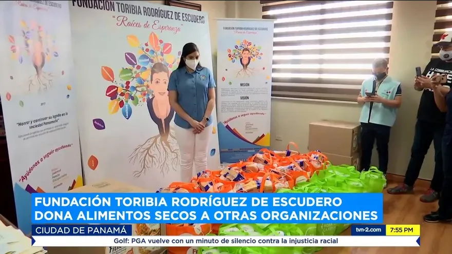 Fundación Toribia Rodríguez de Escudero dona alimentos secos a otras organizaciones