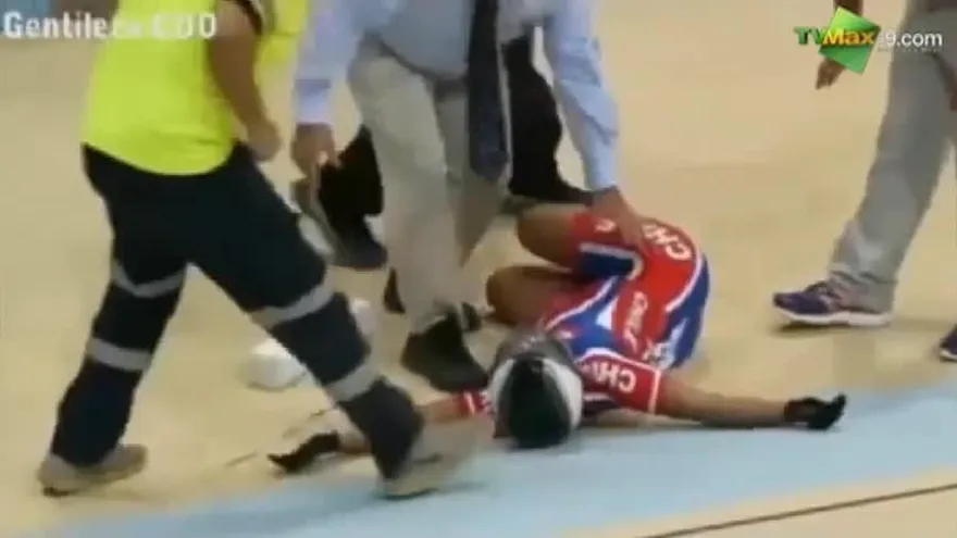 Grave accidente de ciclista chilena en Suramericanos 2014