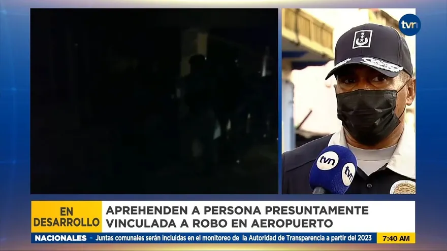 Detalles de la captura del sospechoso de robo millonario en Aeropuerto de Tocumen