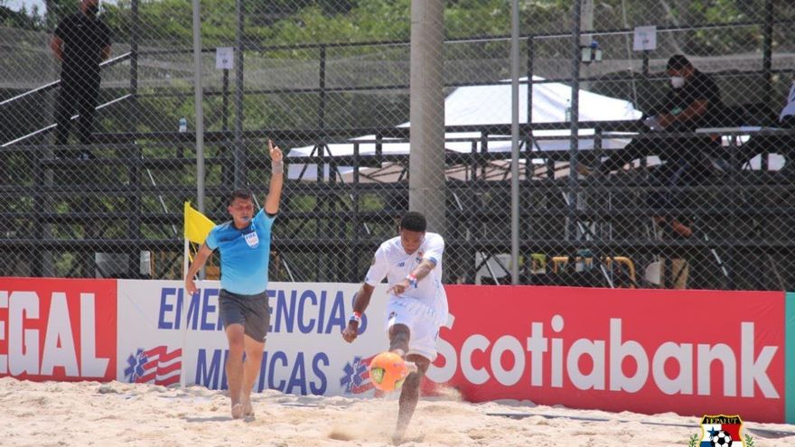 Panamá contra los Estados Unidos partido de cuartos de final del fútbol playa de Concacaf