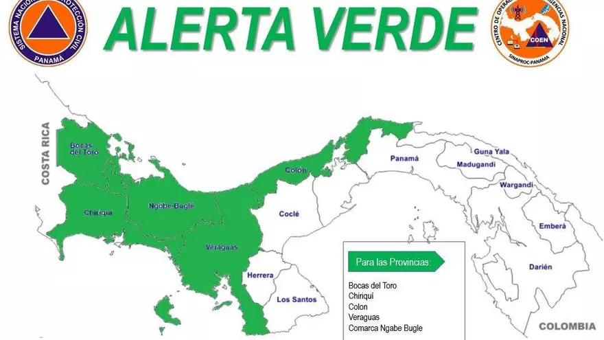 Sinaproc emite Alerta Verde por Onda Tropical 18