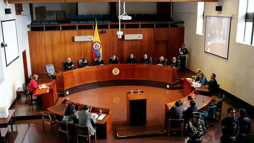 Vista general de la Corte Suprema de Justicia (CSJ) de Colombia.