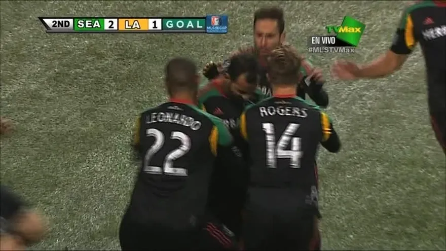 Gol de Juninho, Seattle 2 - 1 LA Galaxy / Segundo Tiempo