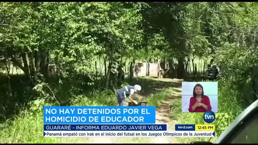 No hay detenidos por asesinato de Educador