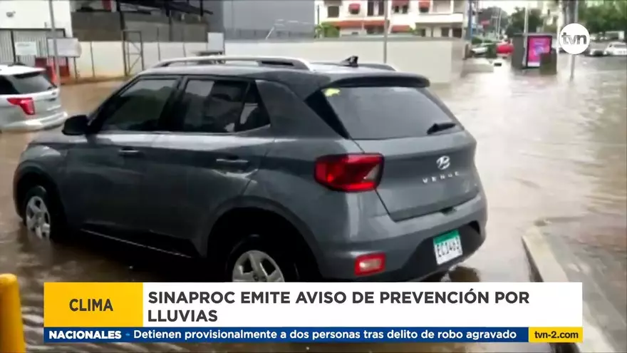 Sinaproc emite aviso de prevención por lluvias