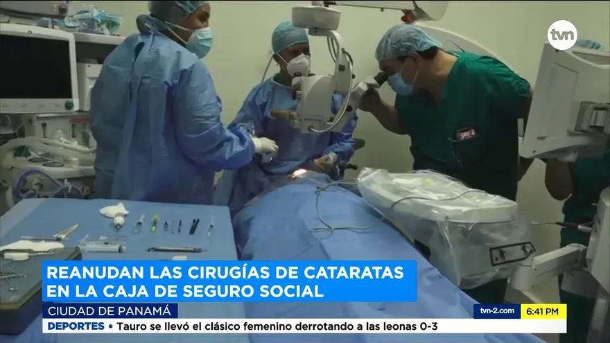 Reactivan las cirugías de cataratas en la Caja de Seguro Social