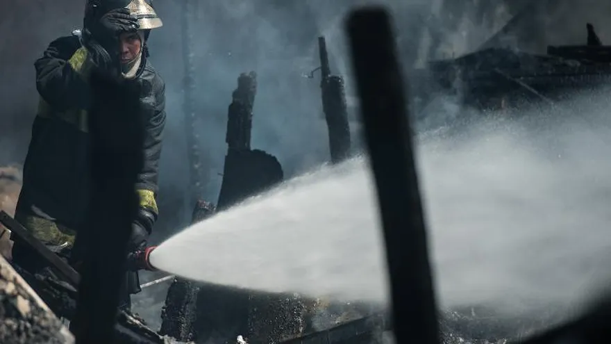 Gran incendio en una 'favela' de Sao Paulo