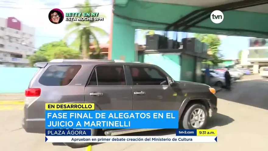 Martinelli acude al juicio por el caso pinchazos