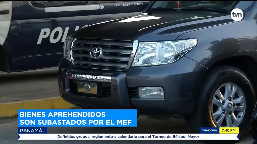 Subastan bienes aprehendidos