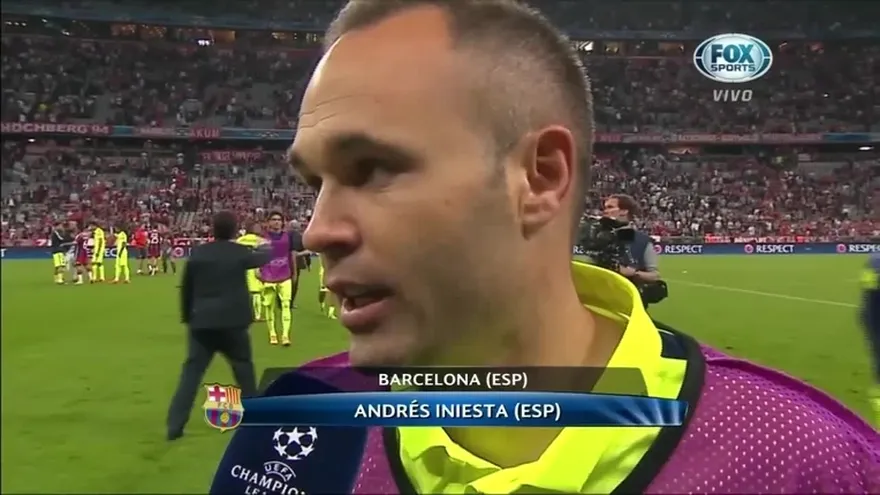 Entrevista Andres Iniesta tras clasificación