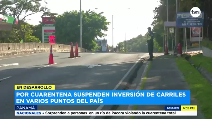 Suspenderán operativos de inversión de carriles en Panamá y Panamá Oeste