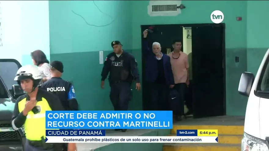 Expresidentre Martinelli nuevamente en manos de la Corte Suprema