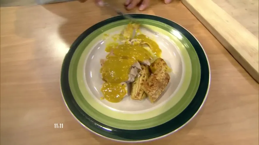 ¡Riquísimo! Así se hizo la pechuga de pollo en salsa de mostaza