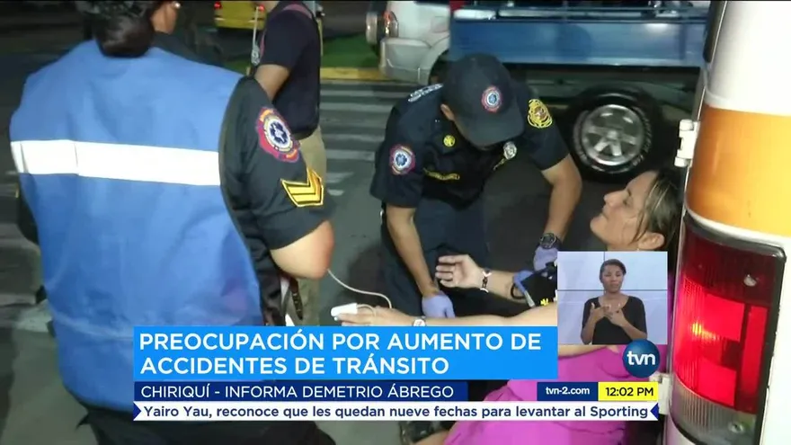 Se registran varios accidentes de tránsito en Chiriquí