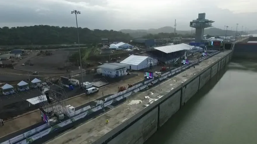 Ultiman preparativos para actos de inauguración en esclusas de Agua Clara y Cocolí