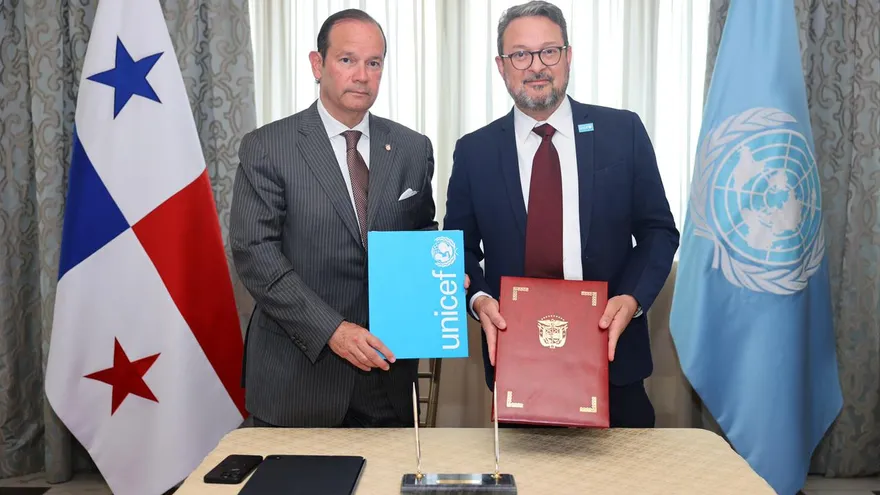 UNICEF y el Gobierno de Panamá formalizan acuerdo