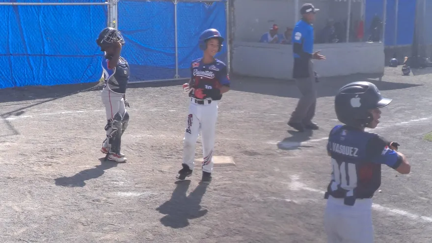 Acción del Torneo Sectorial Metropolitano de Béisbol Infantil