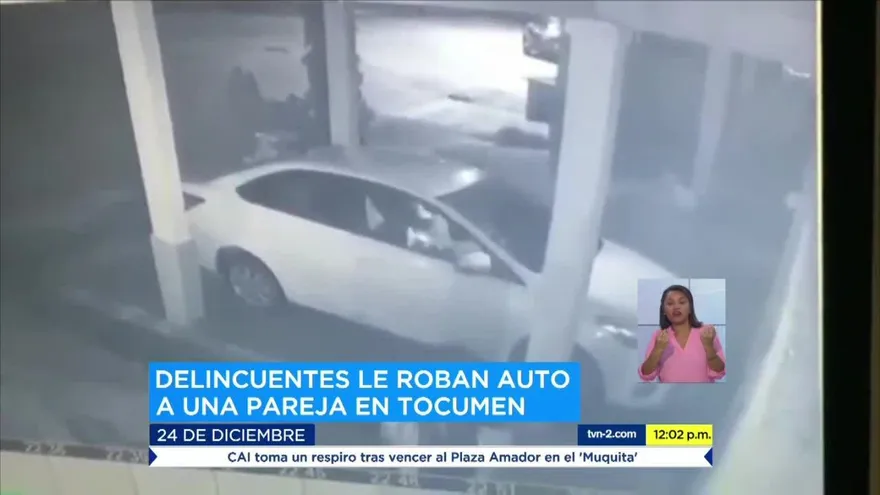 Cámaras captan robo en Tocumen