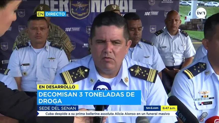 Brindan detalles sobre decomiso de tres toneladas de droga