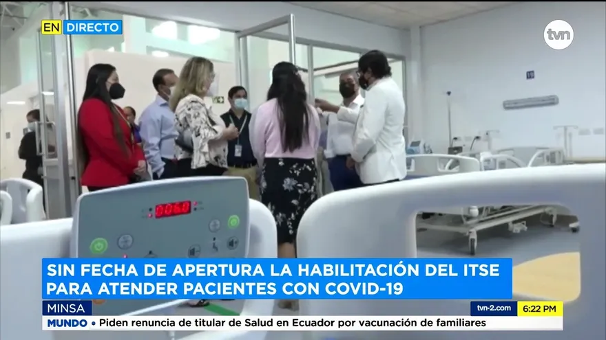 Minsa verifica avance de salas COVID-19 en el ITSE