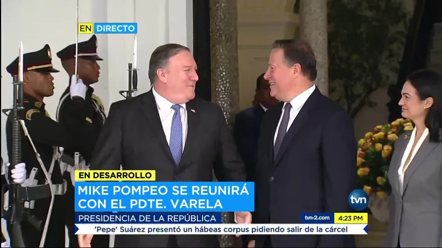Llegada de Pompeo al Palacio de las Garzas