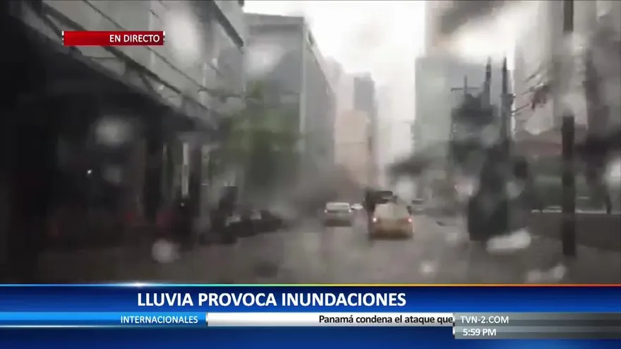 Lluvias provocan inundaciones en Panamá y Colón