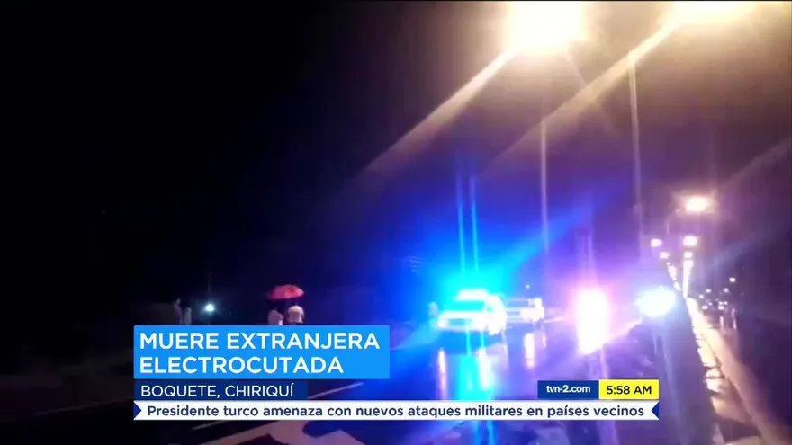Muere extranjera por descarga eléctrica
