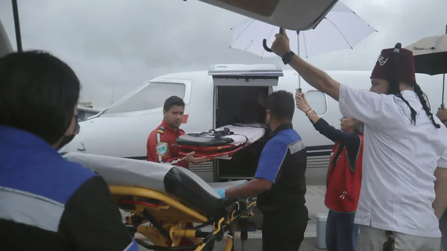 Abou Saad Shriners Chiriquí realiza el traslado aéreo de un menor. Imagen con fines ilustrativos. Archivo.