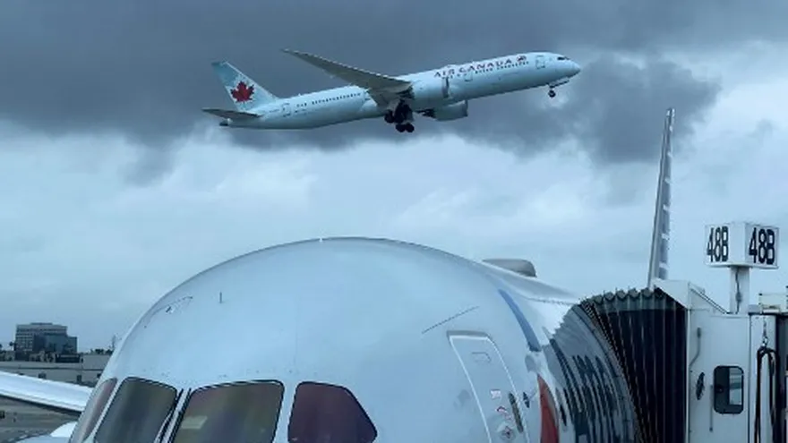 Foto ilustrativa: Un vuelo de Air Canada
