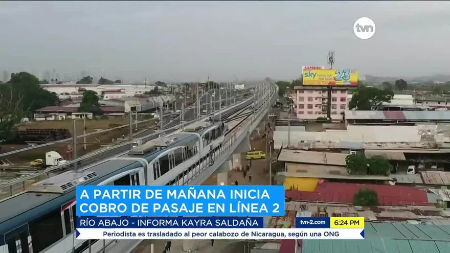 Este lunes inicia el cobro de pasaje en la Línea 2 del Metro