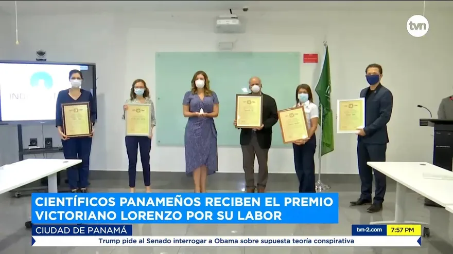 Científicos panameños reciben el Premio Victoriano Lorenzo por su labor