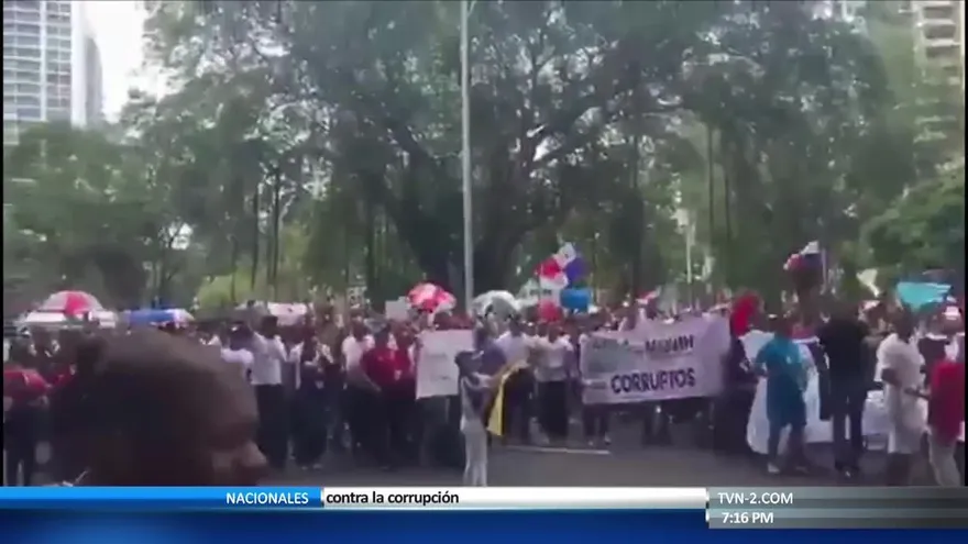 Las imágenes que dejó la marcha contra la corrupción