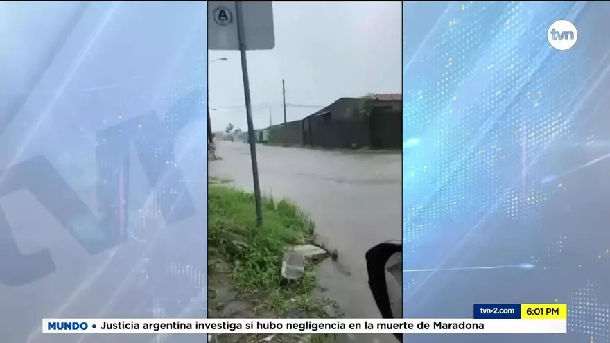 Lluvias causaron inundaciones esta tarde
