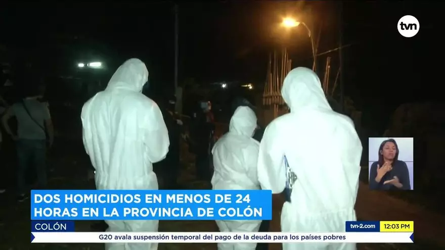 No hay detenidos tras homicidios registrados en menos de 24 horas en Colón