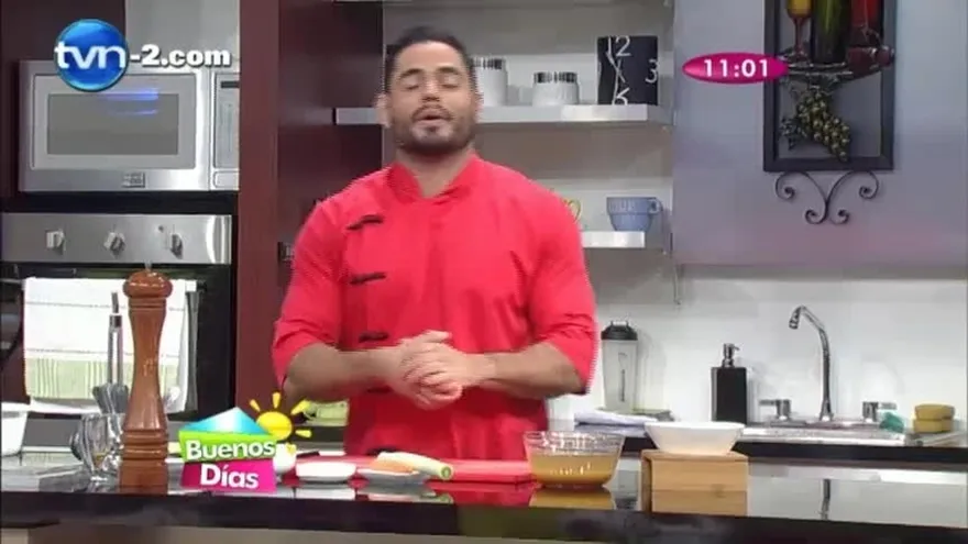 Sopa de camarones y puerro